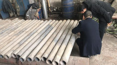 河北鹽山的客戶前來驗收產(chǎn)品