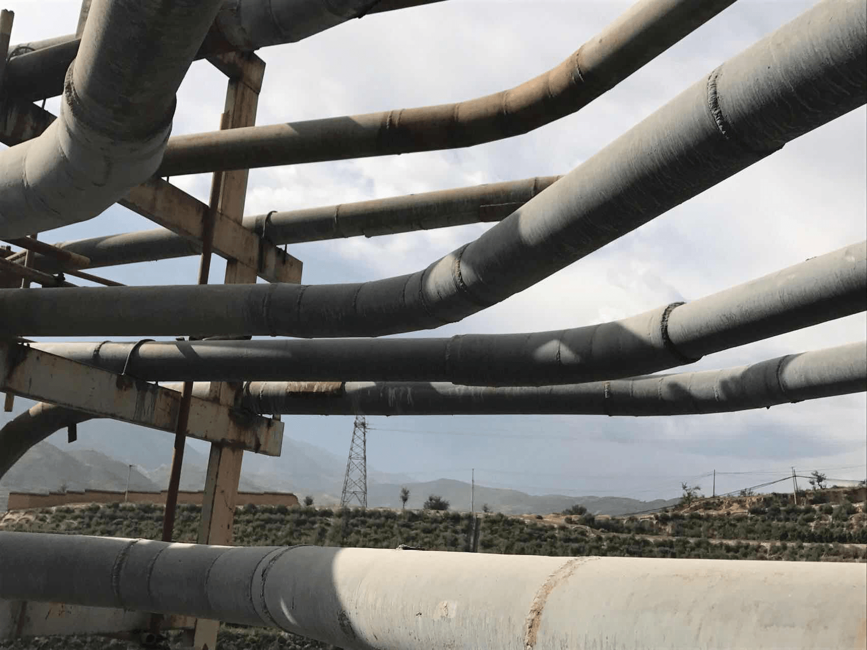 受邀去郭屯煤礦進行耐磨管道測繪