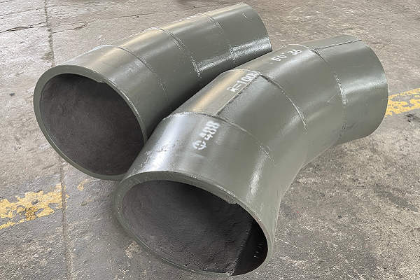 大口徑龜甲網耐磨彎頭