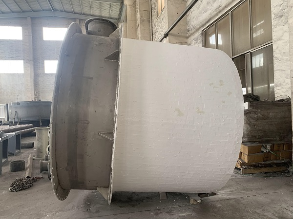 電廠磨煤機(jī)內(nèi)部粘貼陶瓷片